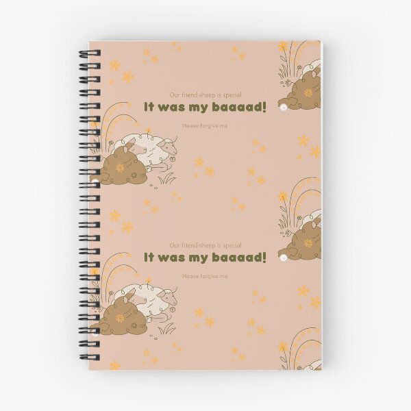 Item preview, Apology Greeting Card- It was my baaaad. Sheep Design designed and sold by ForscarlettPub.