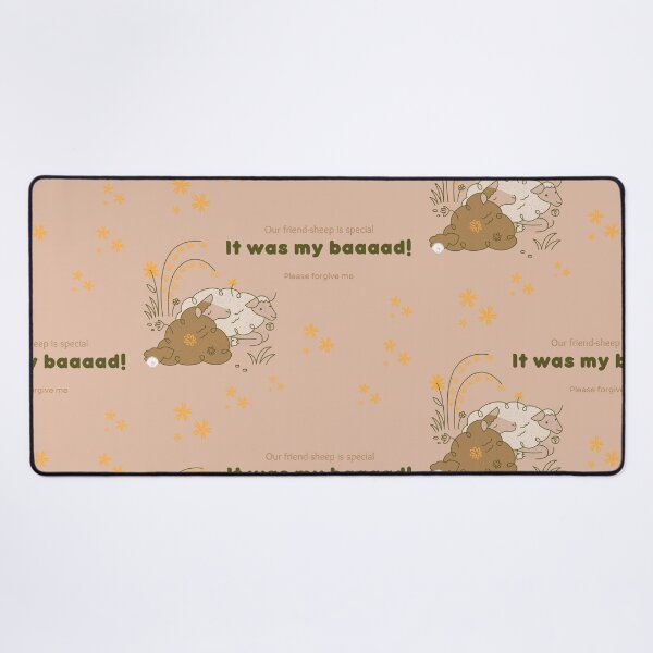 Item preview, Apology Greeting Card- It was my baaaad. Sheep Design designed and sold by ForscarlettPub.