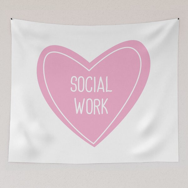 Item preview, Social Work Heart designed and sold by teesaurus.