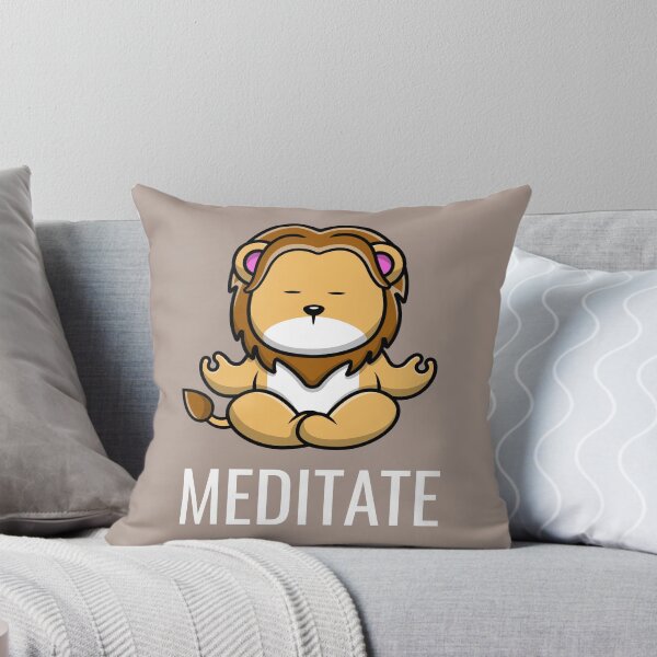 Item preview, Lindo león meditando designed and sold by FirstwaterRuby.