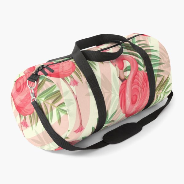 Item preview, yellow green flamingo and leaves summer pattern designed and sold by Beeroclock.