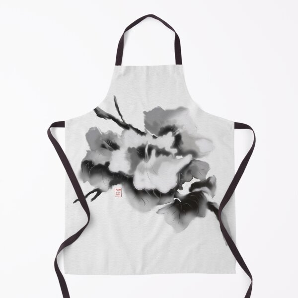 Artikelvorschau, sumie ink rose of sharon on textured paper entworfen und verkauft von CuisineCat.
