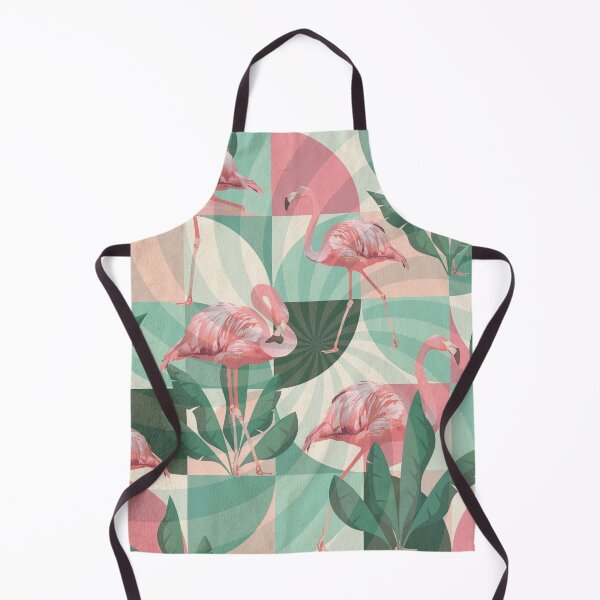 Item preview, retro colors pink flamingo summer swirl pattern designed and sold by Beeroclock.