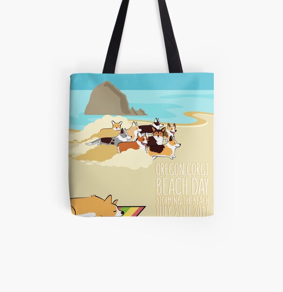 2017 - Corgi Storm All Over Print Tote Bag