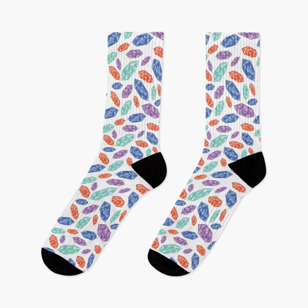 Item preview, Colorful Diamonds and Crystals Pattern designed and sold by Missing In Art.