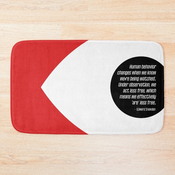 Item preview, Surveillance State • Edward Snowden Quote designed and sold by amuseXpress.