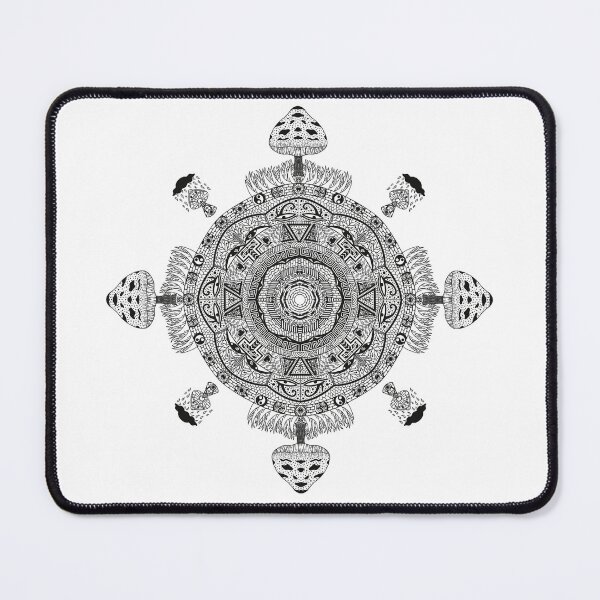Item preview, Mushroom mandala designed and sold by DomaDoma.