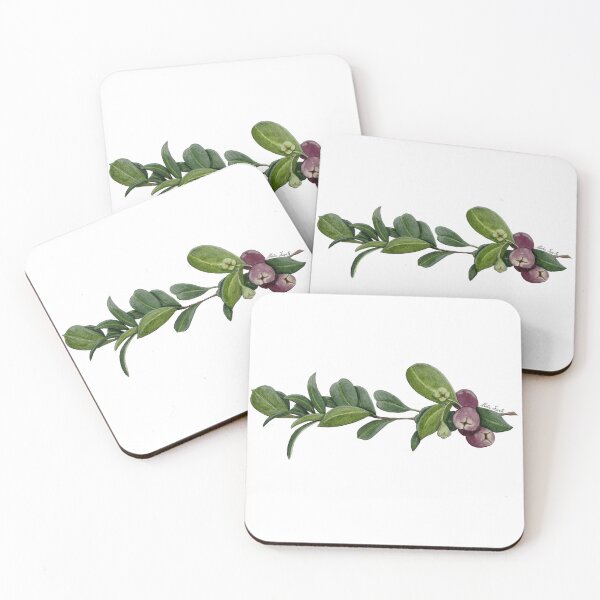 Item preview,  Illustration Bush branch with fruits in watercolor designed and sold by Malu-Iriarte.