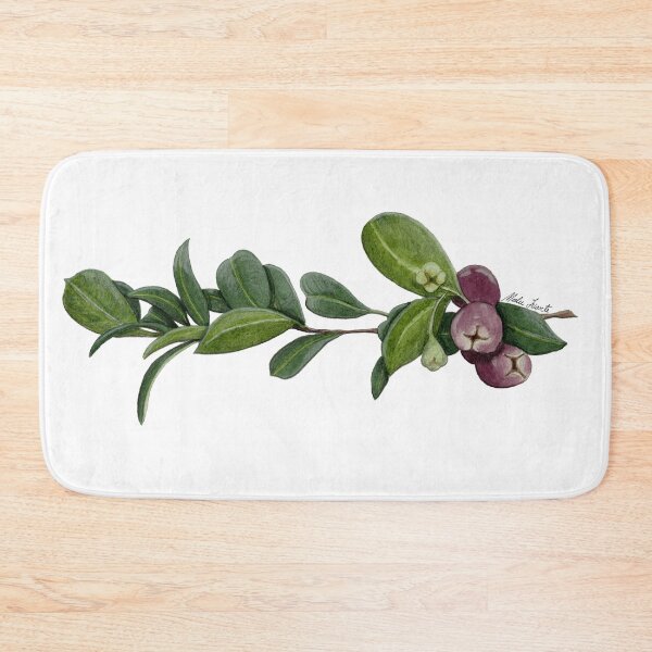Item preview,  Illustration Bush branch with fruits in watercolor designed and sold by Malu-Iriarte.