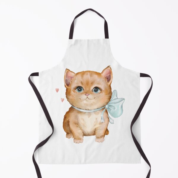 Item preview, Cute ginger kitten with a bow designed and sold by Shilovka.