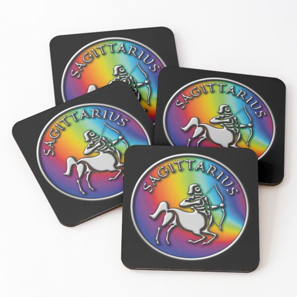 Item preview, Sagittarius the Centaur Star Sign Astrology Zodiac Rainbow Birth Sign Horoscope Fire Sign designed and sold by stuartsemporium.