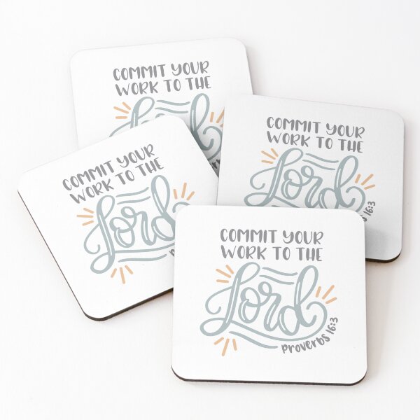 Item preview, Commit Your Work To The Lord + Sticker Pack  designed and sold by KingsManKind.