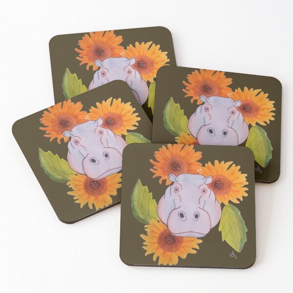 Item preview, Hippo Portrait designed and sold by Kelly Fairchild.