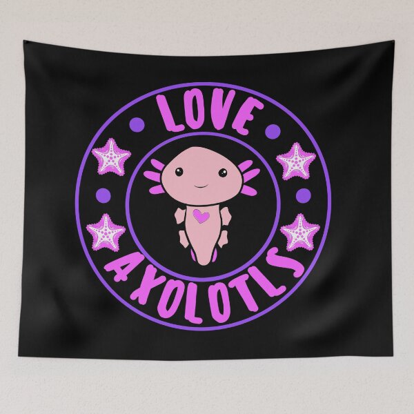 Item preview,   Axolotl - girl who likes axolotls designed and sold by BronikowskiART.