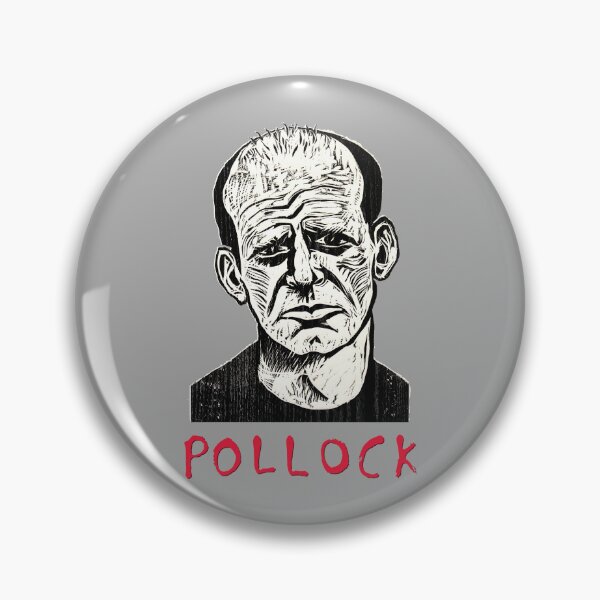 Artikelvorschau, Jackson Pollock Schablonen-Kunstporträt entworfen und verkauft von WE-ARE-BANKSY.