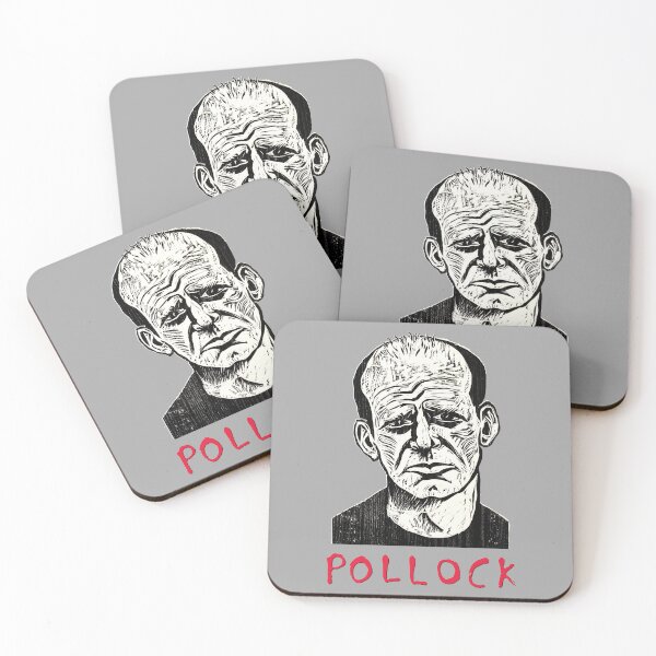 Item preview, Jackson Pollock Stencil Art Portrait designed and sold by WE-ARE-BANKSY.