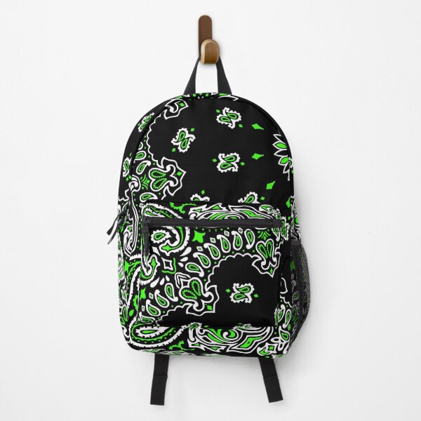 Item preview, Classic Paisley Bandana, Black and Green designed and sold by ravenxous.