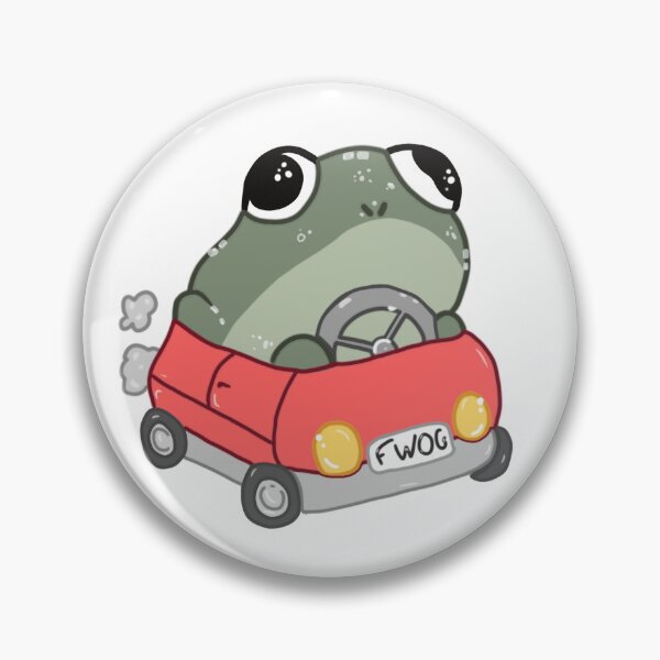 Item preview, Frog in a car  designed and sold by Alfaaheim.