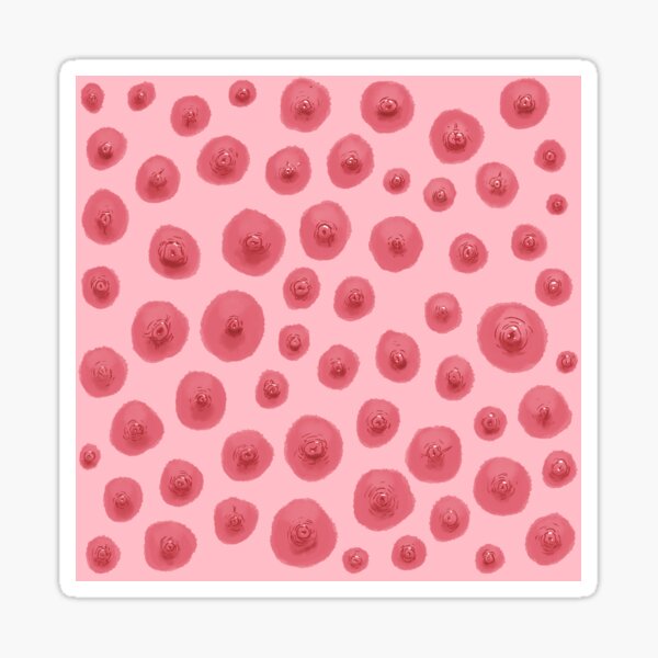 Body positive - Respect the Nipple! - Pink Sticker