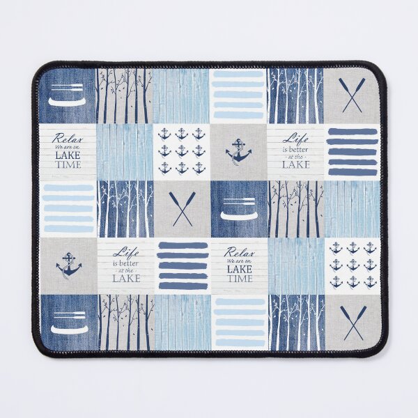 Item preview, Life is better at the lake patchwork designed and sold by Fibracreativa.