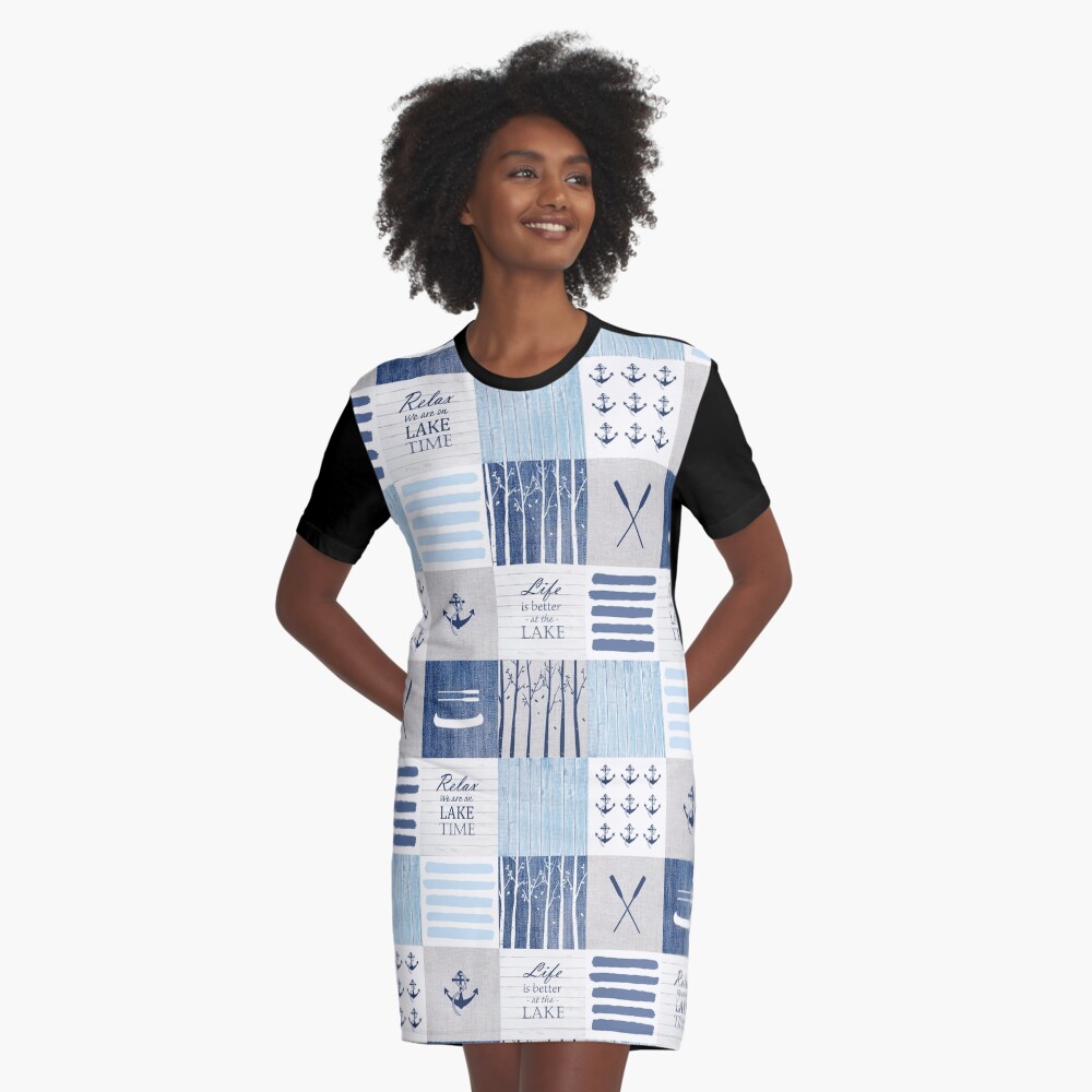 Item preview, Graphic T-Shirt Dress designed and sold by Fibracreativa.