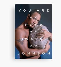 You Are My Rock Metal Print