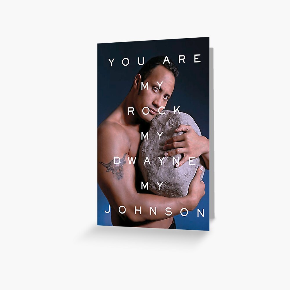 You Are My Rock Greeting Card
