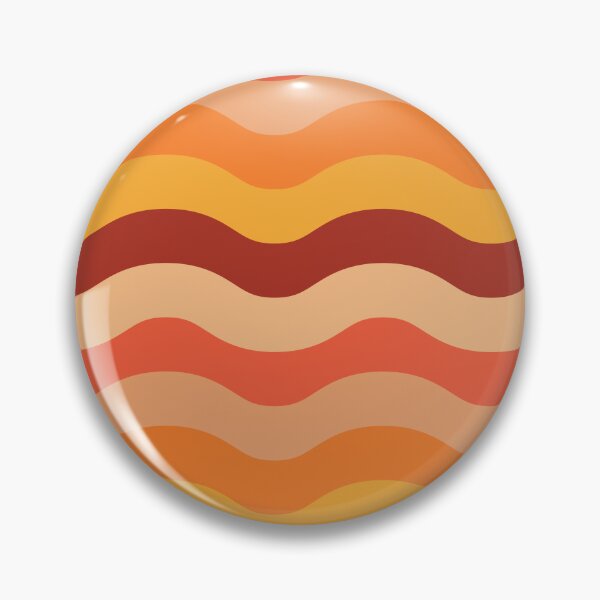 Item preview, Groovy retro 70s  pattern   orange, brown and yellow  waves  designed and sold by Yasminepatterns .