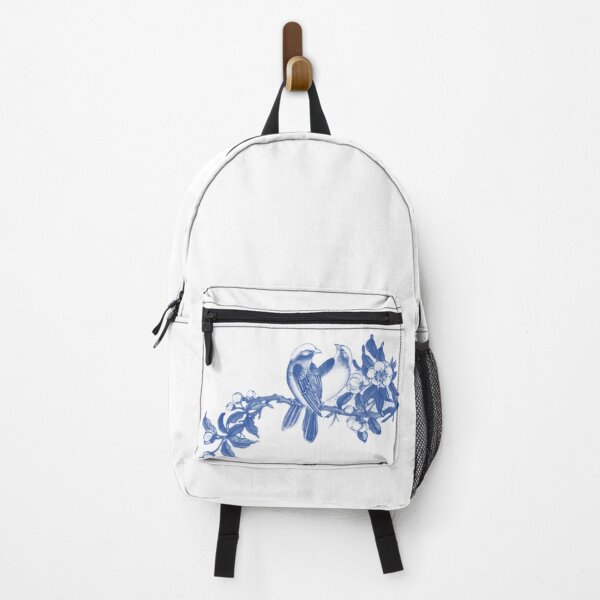 Item preview, Blue and White Porcelain Eurasian Magpie Chinese ancient painting designed and sold by 2SimpleLife.