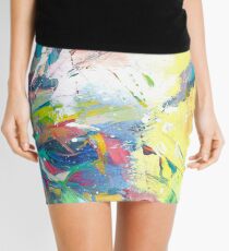 Abstract Mini Skirt