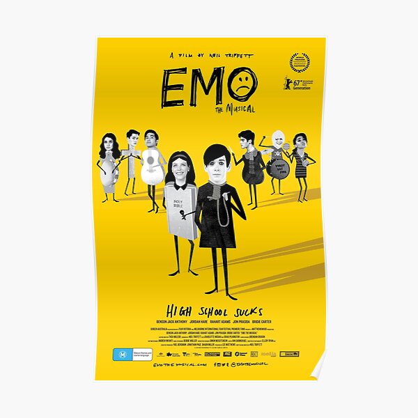 EMO the Musical - Official Poster Poster