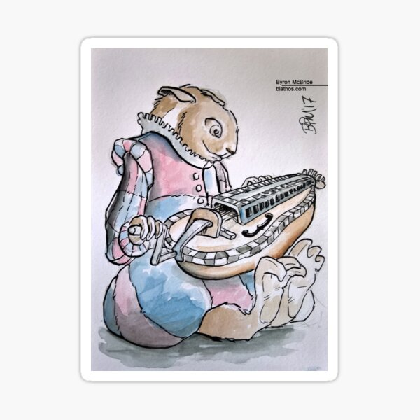 Renaissance band Guinea Pig Sticker
