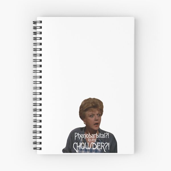 Item preview, Who put the barbitals in Mrs Fletcher's chowder? designed and sold by MysteryBuff.