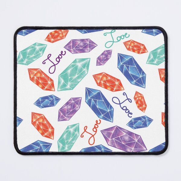 Item preview, Colorful Love Diamonds and Crystals Pattern designed and sold by Missing In Art.