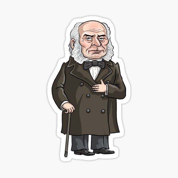Item preview, President John Quincy Adams (Design 2) designed and sold by MacKaycartoons.