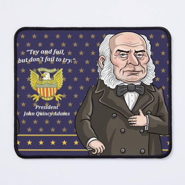 Item preview, President John Quincy Adams (Design 2) designed and sold by MacKaycartoons.