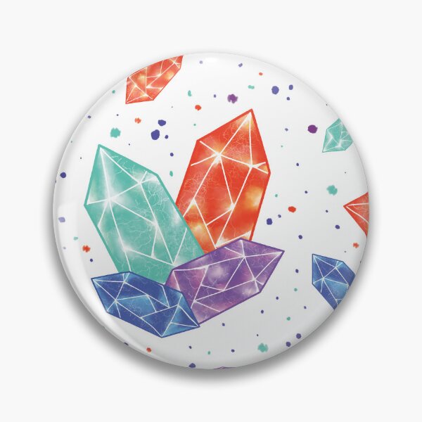 Item preview, Colorful Diamonds and Feathers Pattern designed and sold by Missing In Art.
