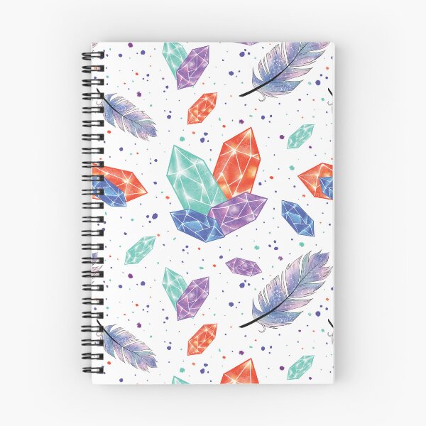Item preview, Colorful Diamonds and Feathers Pattern designed and sold by Missing In Art.