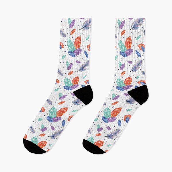 Item preview, Colorful Diamonds and Feathers Pattern designed and sold by Missing In Art.