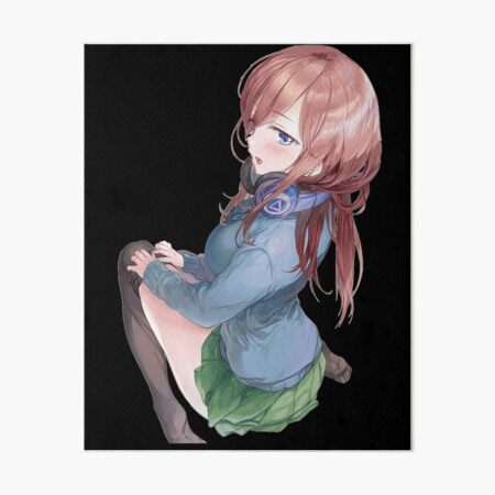 Nakano Miku The Quintessential Quintuplets Art Board Print For Sale By OtakuEmporium Redbubble