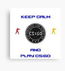 Keep Kalm And Play CS:GO Canvas Print