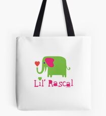 Elephant Lil Rascal green Tote Bag