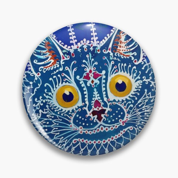 Item preview, Psychedelic Cat by Louis Wain designed and sold by WonderweissStudio.