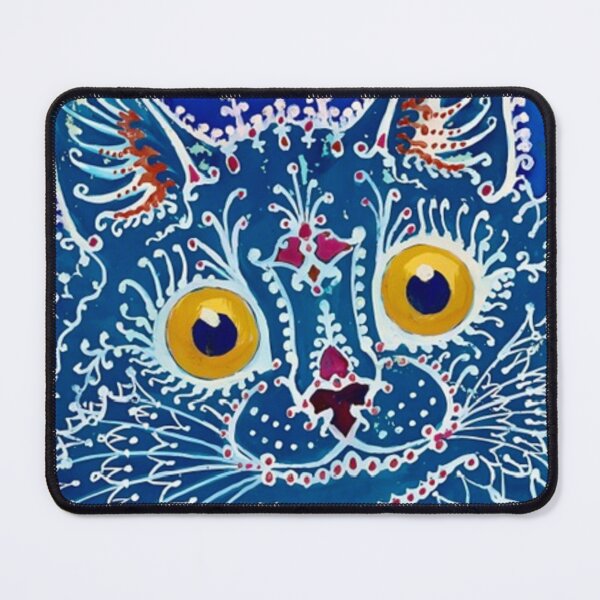 Item preview, Psychedelic Cat by Louis Wain designed and sold by WonderweissStudio.