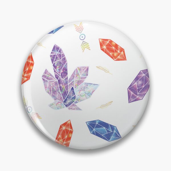 Item preview, Colorful Diamonds and Feathers Pattern designed and sold by Missing In Art.