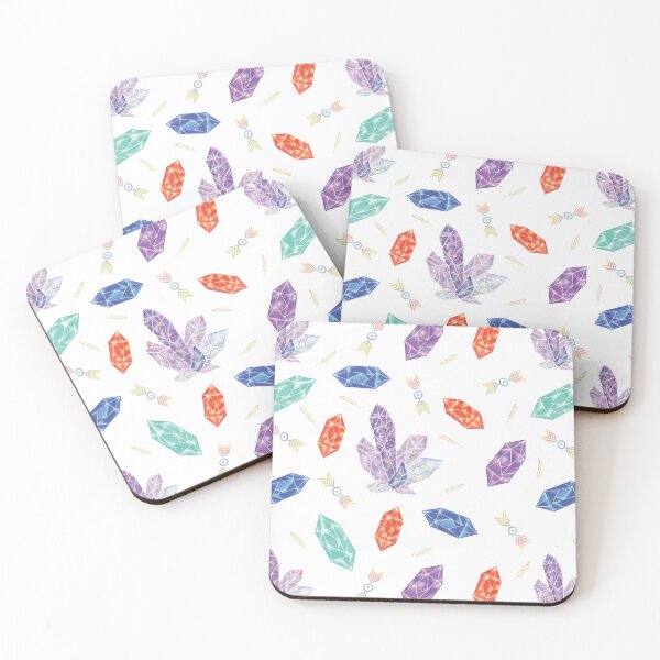 Item preview, Colorful Diamonds and Feathers Pattern designed and sold by Missing In Art.