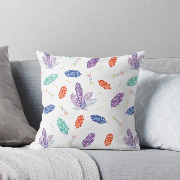 Item preview, Colorful Diamonds and Feathers Pattern designed and sold by Missing In Art.