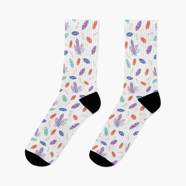 Item preview, Colorful Diamonds and Feathers Pattern designed and sold by Missing In Art.