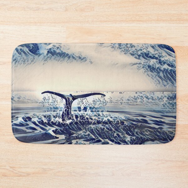 Item preview, Blue Whale Tail Painting designed and sold by KiwiArtistDK.