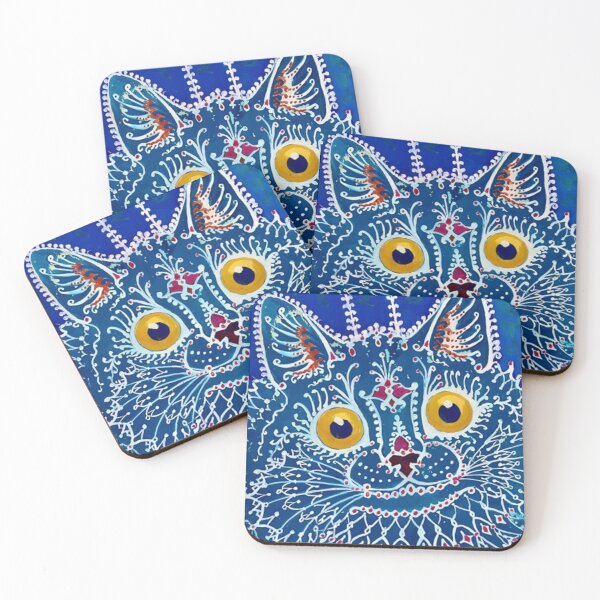 Item preview, Psychedelic Cat by Louis Wain designed and sold by WonderweissStudio.